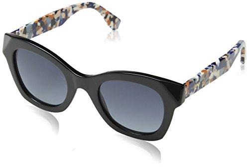 Sunglasses Fendi Ff 204/S 05MB Black Multi-C / HD gray gradient lens