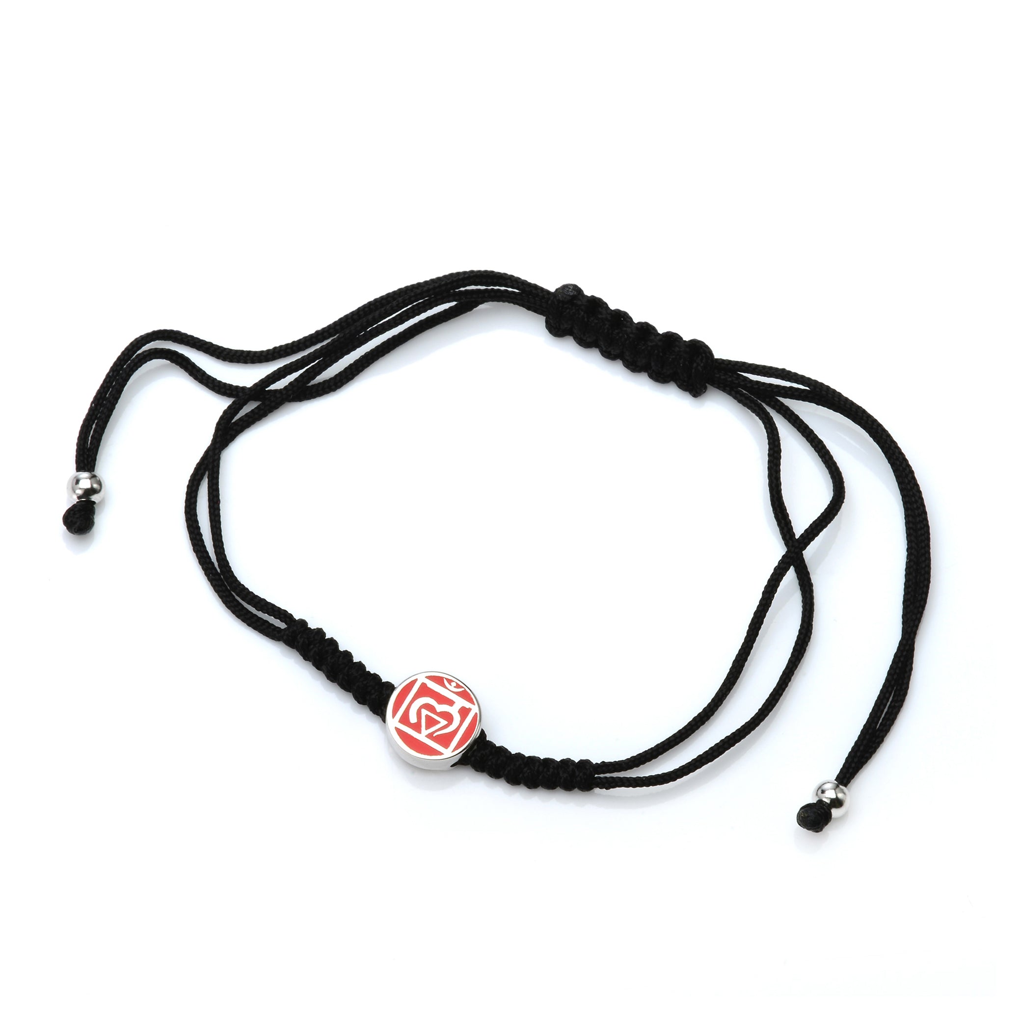 Mantra Root Chakra Cord Bracelet