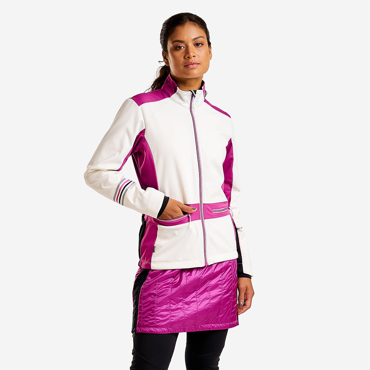 SWIX APPAREL - TOPS - NAVADO - Women's HYBRID JACKET - SW222322