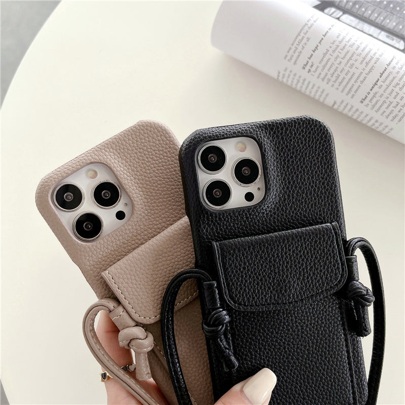 Apple iPhone Case With Leather Strap for iPhone 11 12 13 Pro 