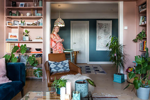 Image of homeowner in living space
