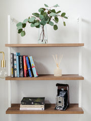 Bookshelf in Starr living Room by Blue House