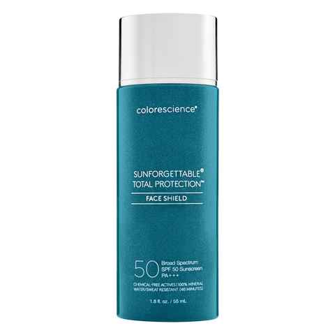 colorscience sunforgettable total protection face shield spf 50 sunscreen