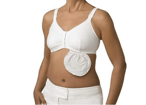 Amoena Linda Curalymph Comfort Bra Sand and Black - Fit Essentials Ltd.