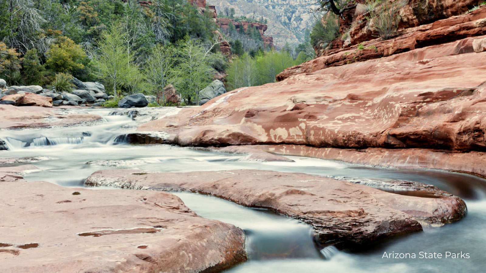Arizona Slide Rock State Park water rapids