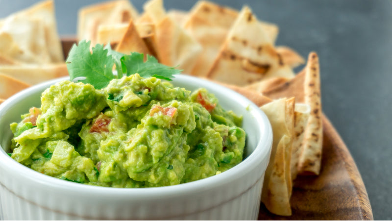 Guacamole and chips