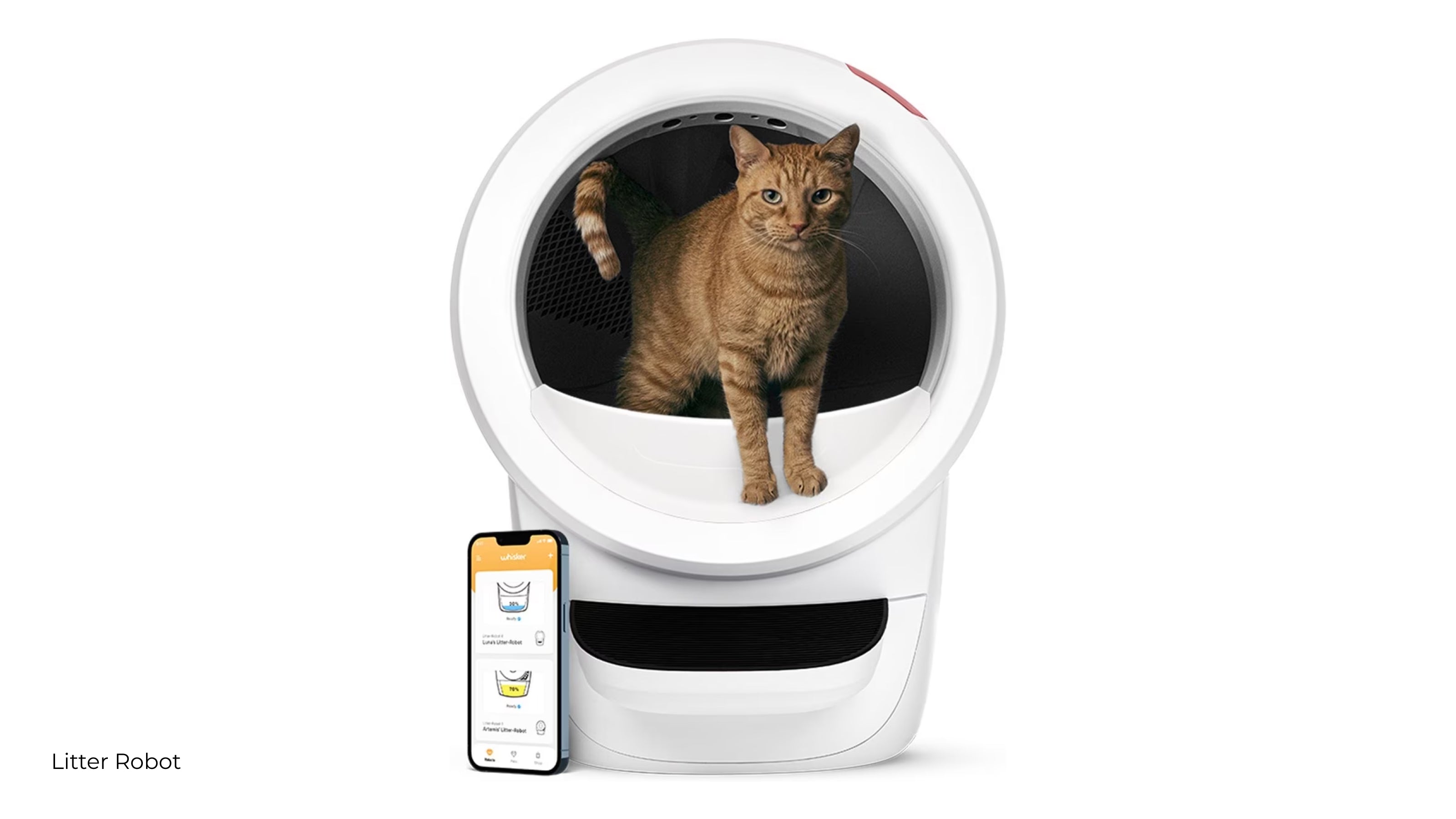 Litter Robot 4 on white background