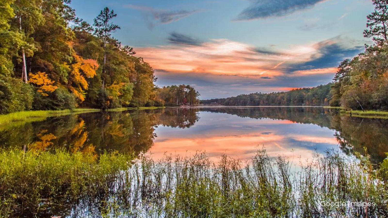 Oak Mountain State Park Alabama lake scene