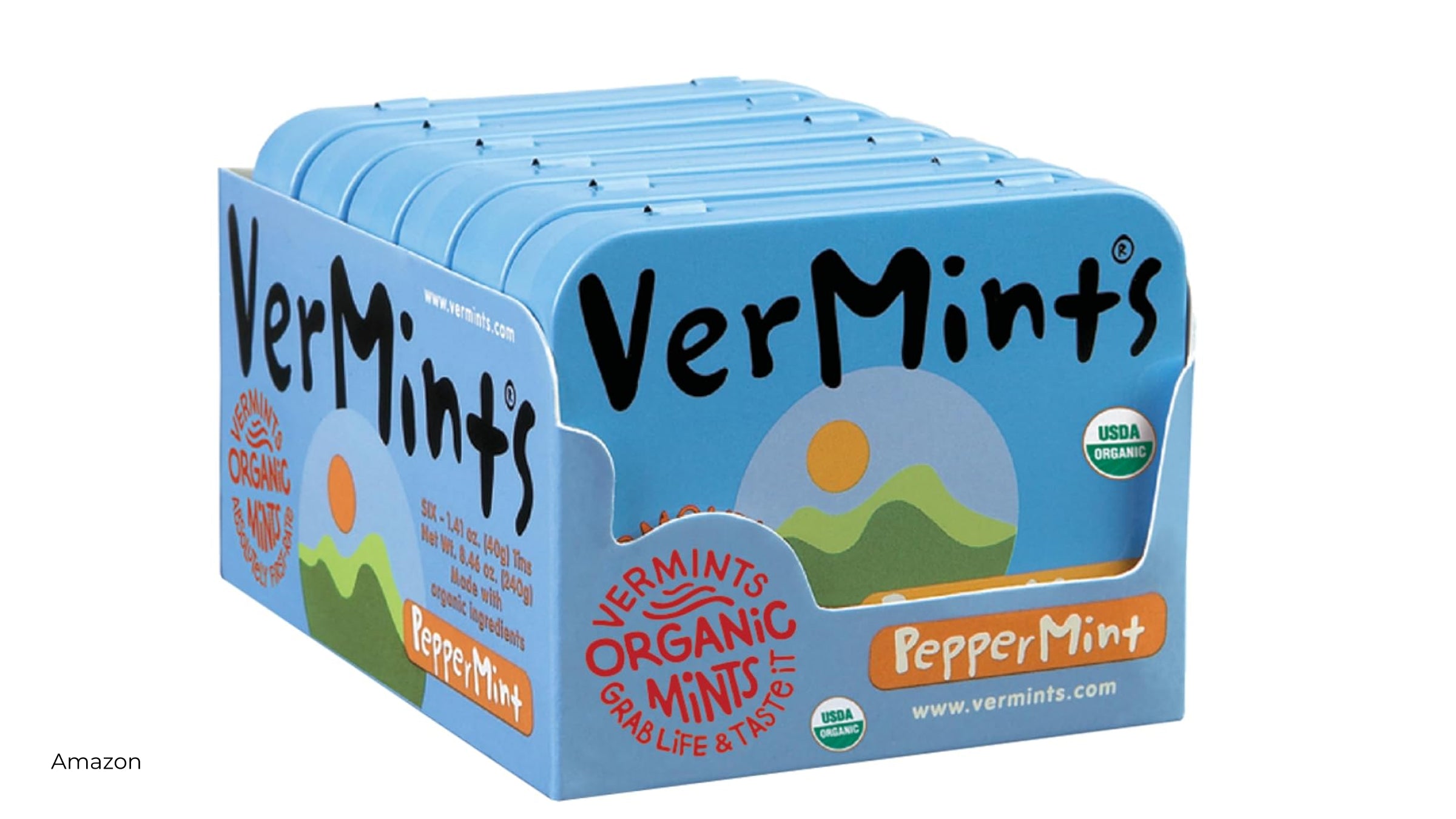 Organic peppermint mints from VerMints on Amazon