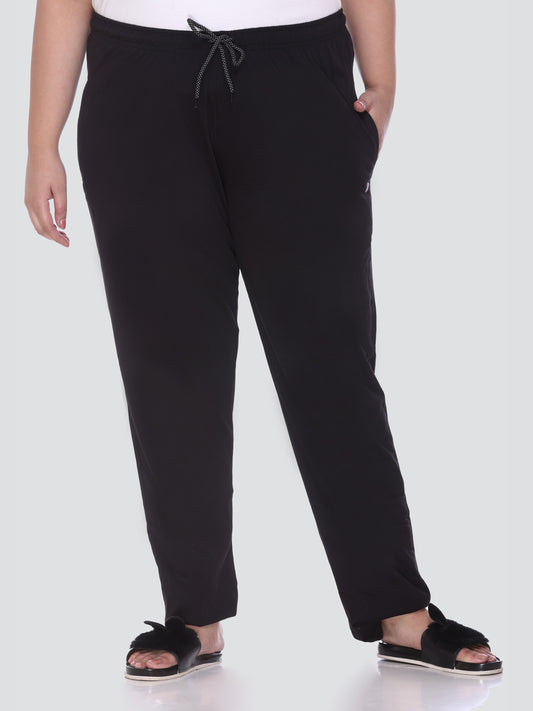 Cotton Regular Fit Lounge Pants For Women