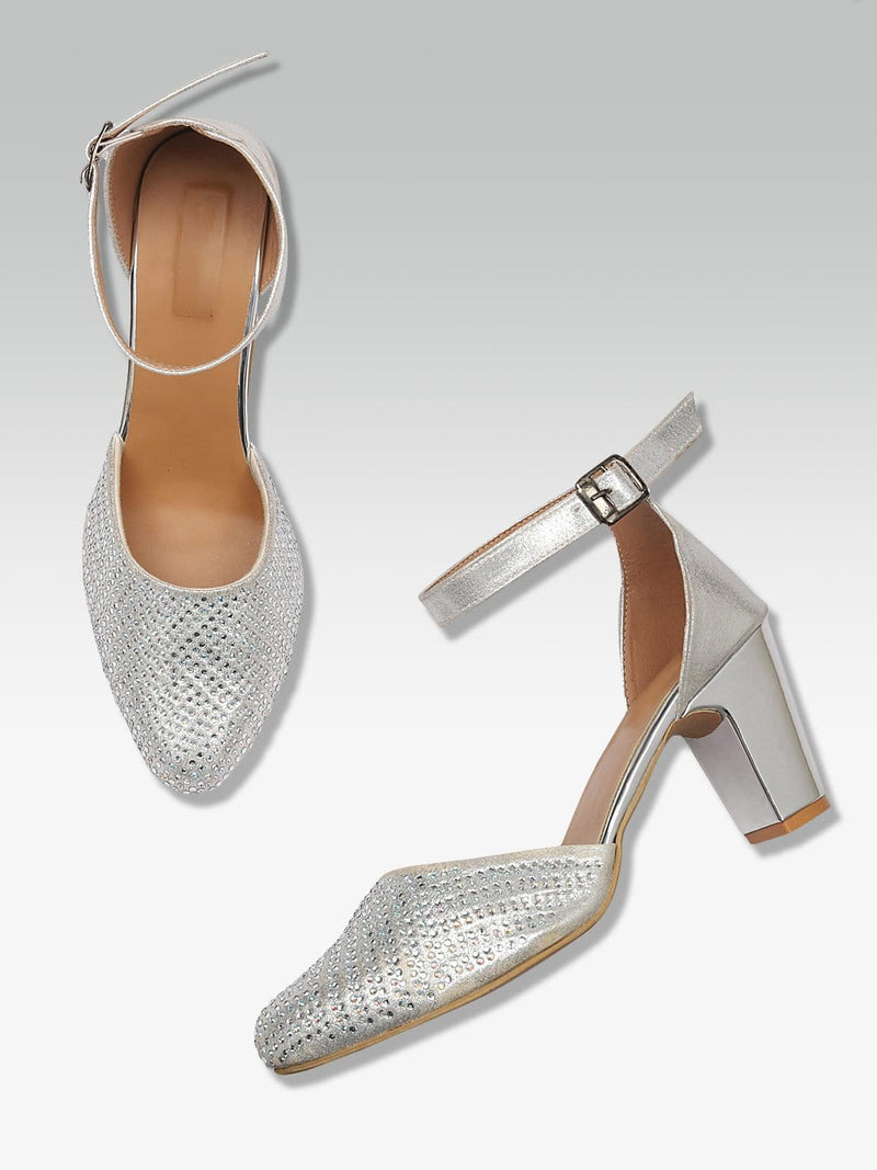 Buy Silver Women Pumps Heels - Shop Online For Women Pumps, Heels, High Heels, Ballerinas, Sandals & More in India. Heels For Women. Free Shipping + COD + Easy Exchange & Returns Options Available | WalkTrendy