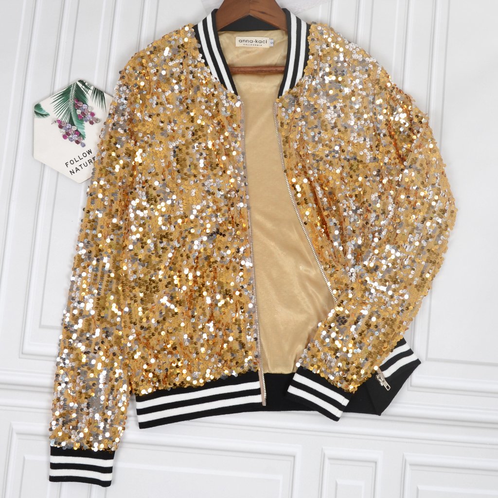 anna kaci sequin jacket