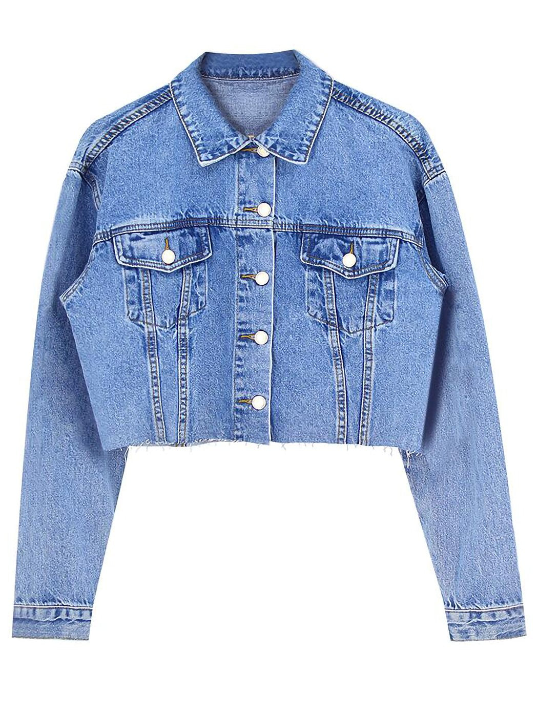 plus size oversized denim jacket