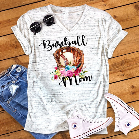 Baseball Mom Graphic Tee