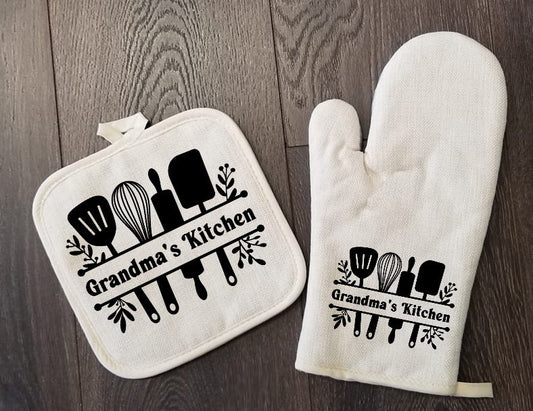 This Can Cook - Gift For Her, Mother - Personalized Oven Mitts