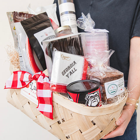Lucy's Market Football Gift Basket