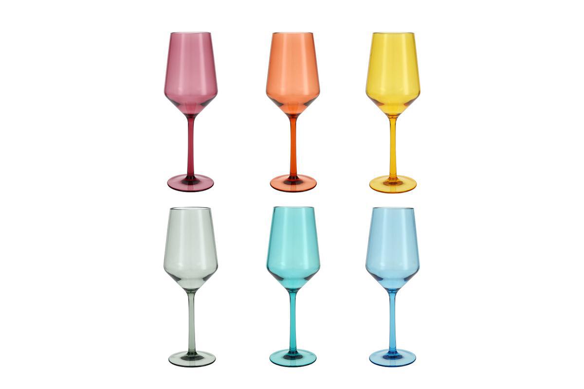 Fortessa Sole Acrylic Stemless Wine Glass, 19 oz. - Clear