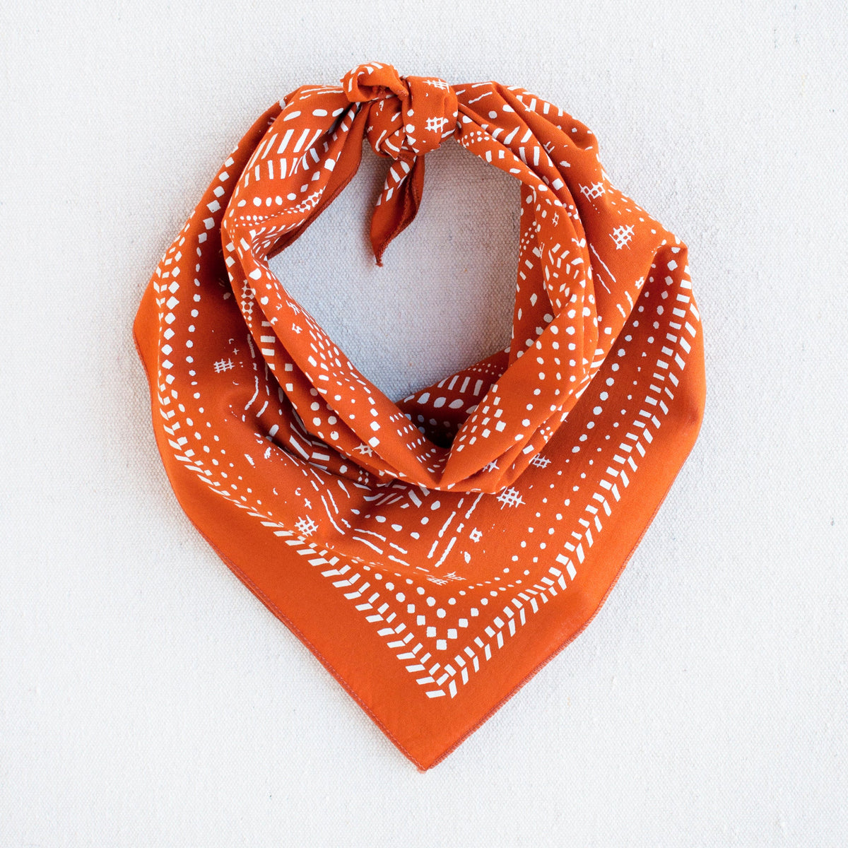 Paisley Bandana- Marmalade Orange