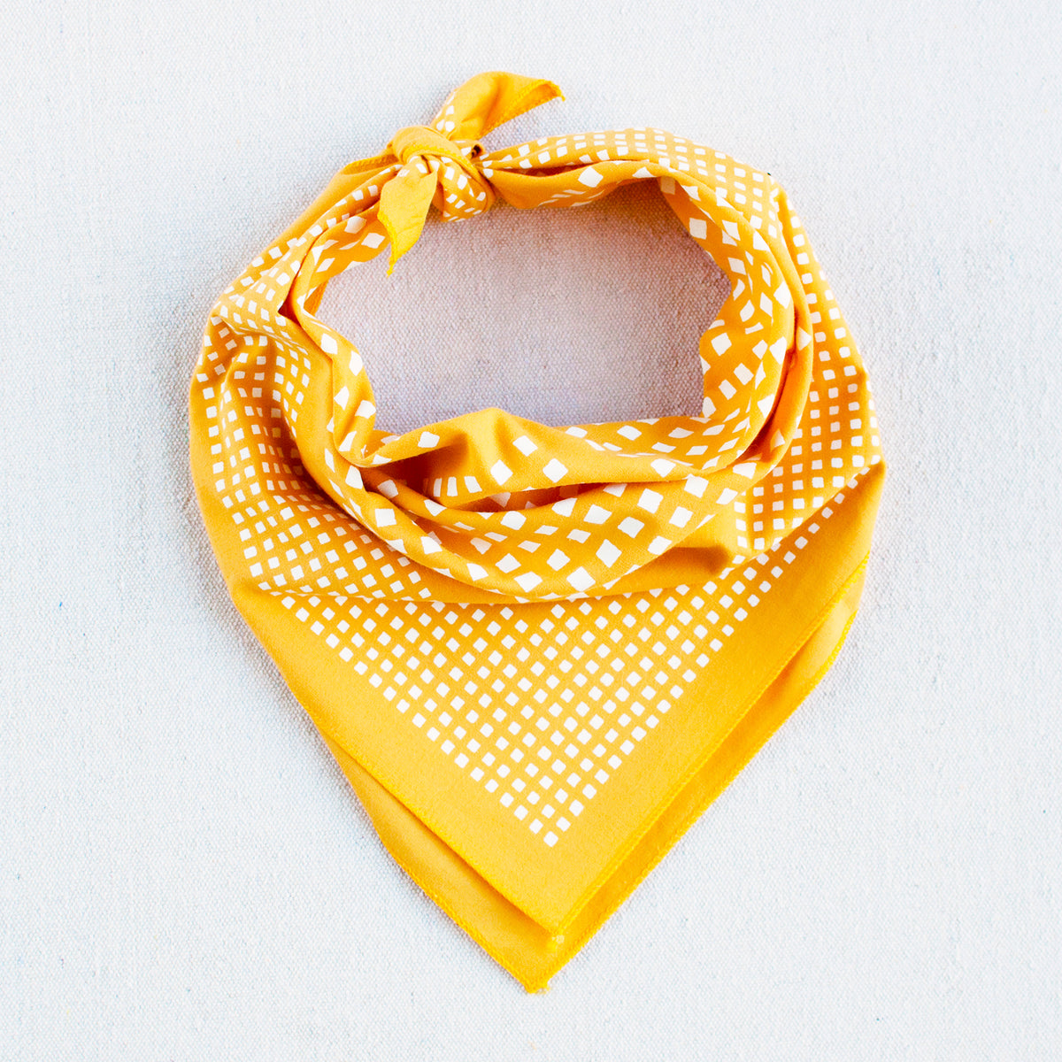 Golden Yellow Striped Bandana - Abracadana