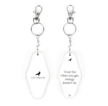 Trust the Vibes keychain