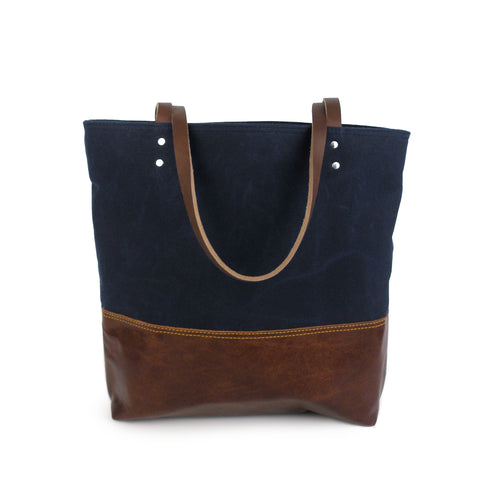 Madison Waxed Canvas Bucket Bag