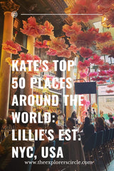 Kate's Top 50: Lillie's Establishment, New York City, USA