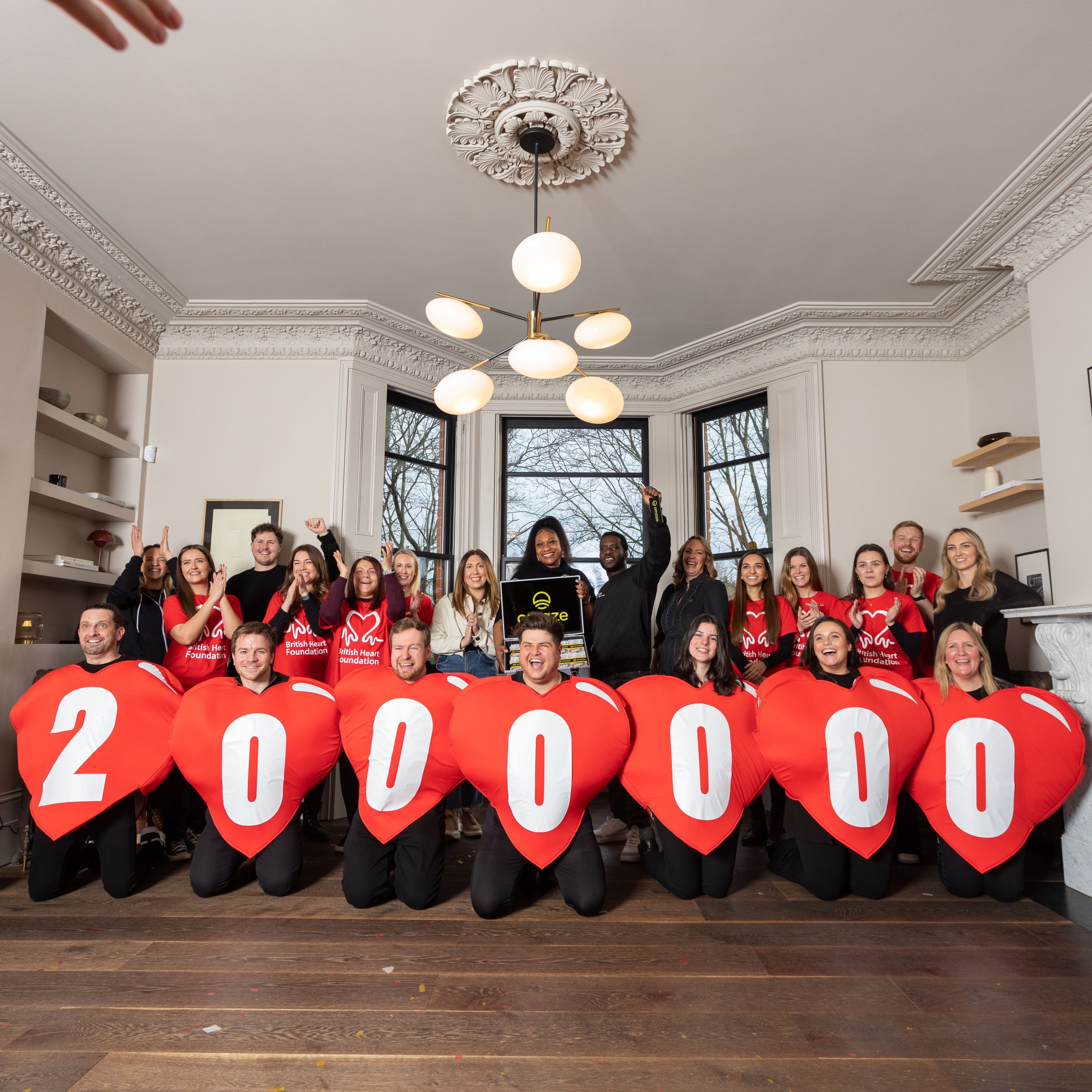 Together We Have Raised £3,000,000 for British Heart Foundation