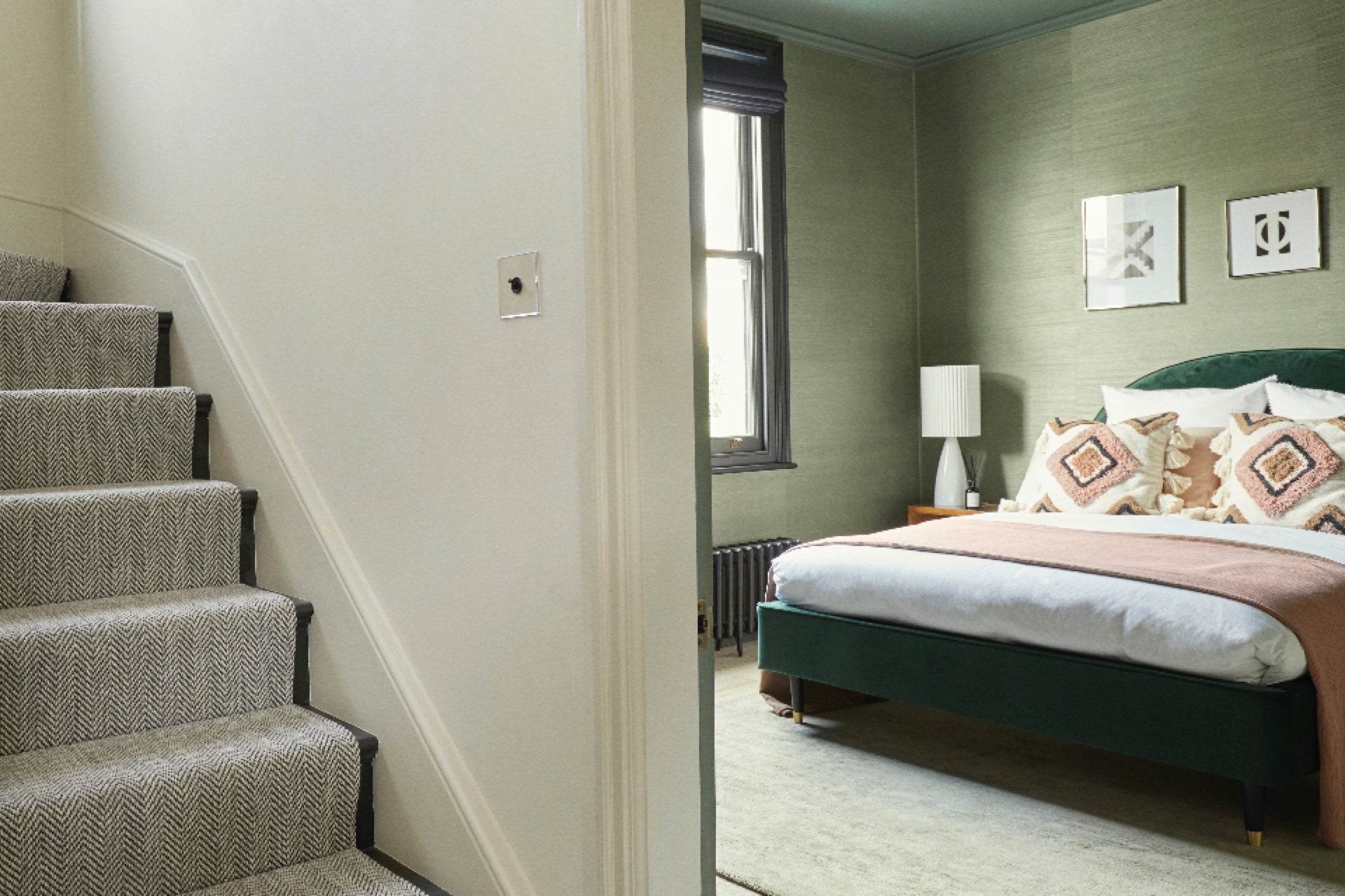 Third bedroom in luxury London townhouse
