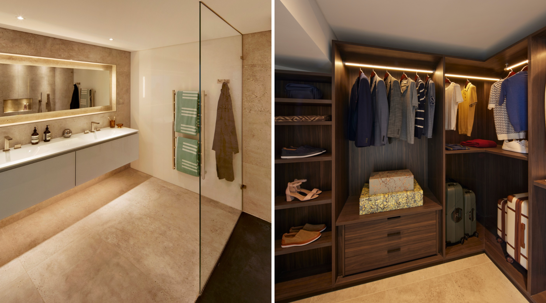 Omaze Million Pound House Draw - Kent House main bedroom ensuite and walk in wardrobe
