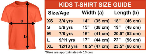 Kids T-Shirt Sizes