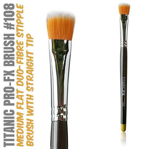 Titanic Pro-FX Brush 106 - Small Flat Duo - AFA Supplies