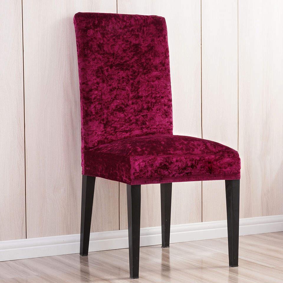 dining chair covers velvet