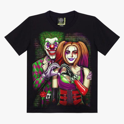 prins Great Barrier Reef Smaak Joker & Harley Quinn Love T-shirt