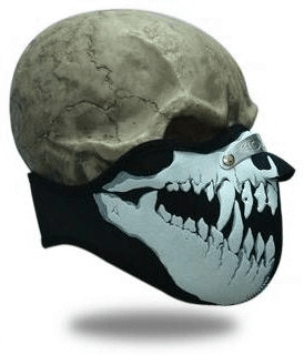 Neoprene Skull Half Face Mask Apache Concept Store