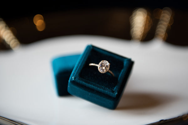 Sethi's Fine Jewelry Oval Shaped Engagement Ring