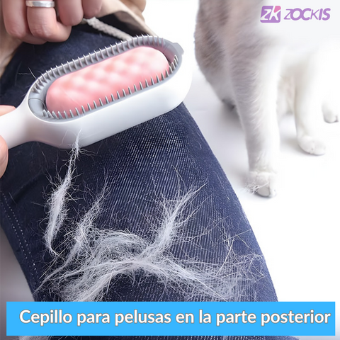 Descubre el PeloLimpio: la solución definitiva para mantener a tu mascota cómoda y su pelaje radiante. Este cepillo revolucionario elimina eficazmente hasta el 97% de los pelos muertos en solo 3 minutos, sin causar molestias. Diseñado para la comodidad de tu mascota y facilidad de uso para ti. ¡Dale a tu compañero peludo el cuidado que se merece con PeloLimpio! Compra en zockis.com