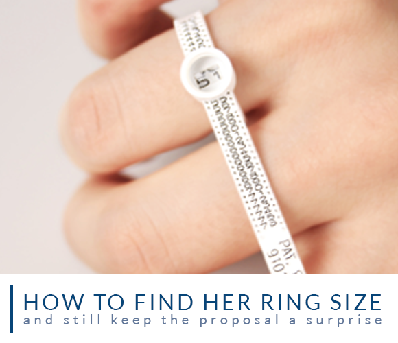 How to find her ring size - without spoiling the surprise! Bashert Jewelry