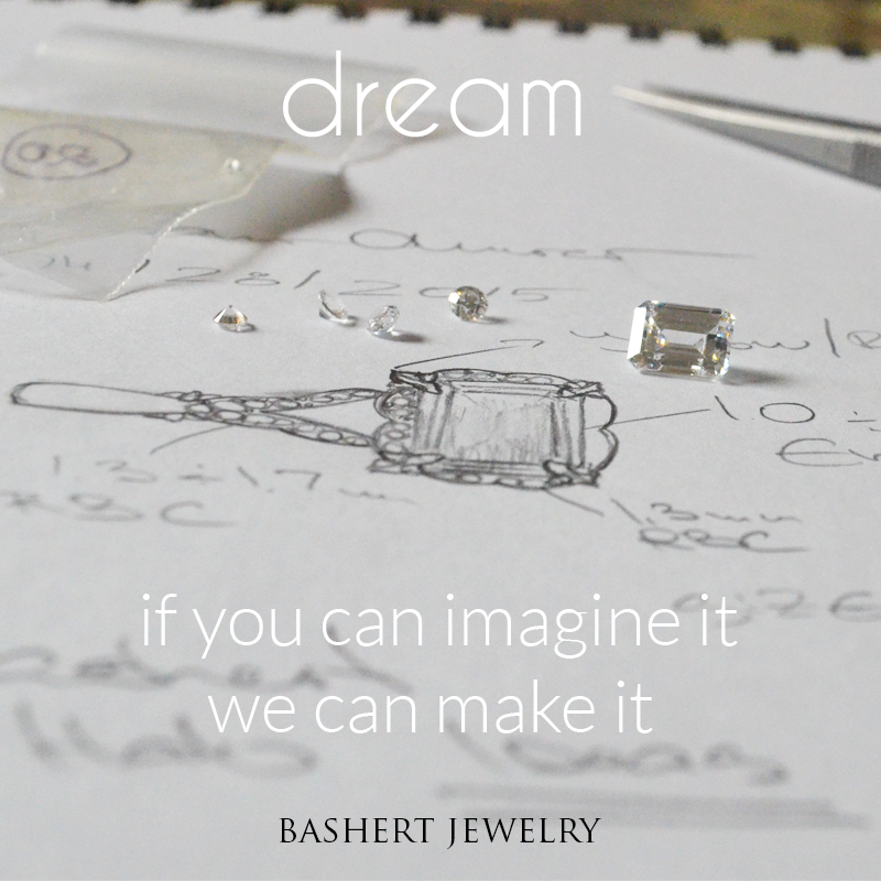 If You can Imagine it - we can Make it! Bashert jewelry Custom Engagement Rings Online
