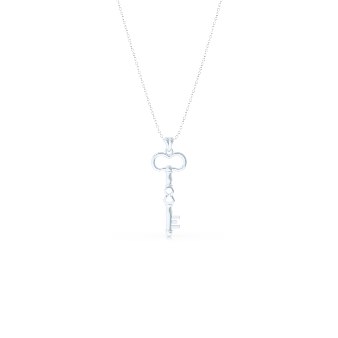 LV Skeleton Key Chunky Chain Necklace