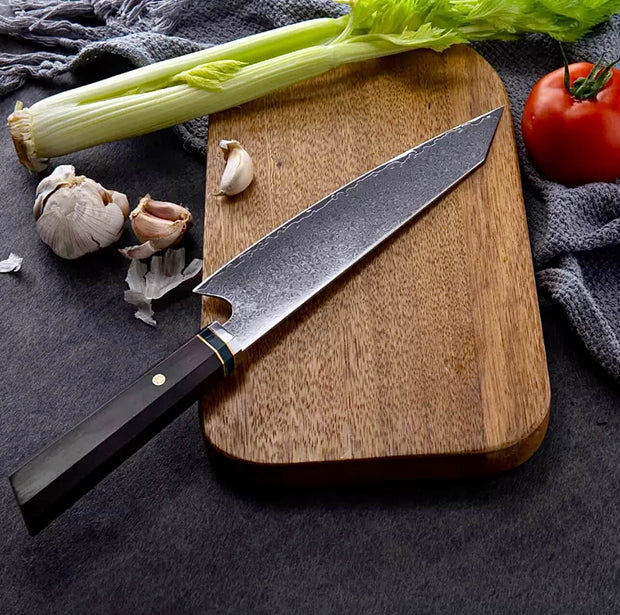 Damascus Kitchen Knives Chef Cleaver Hybrid Knife Slicing Chopping Meat  Kebab Professional Butcher Knives Cooking Grandsharp