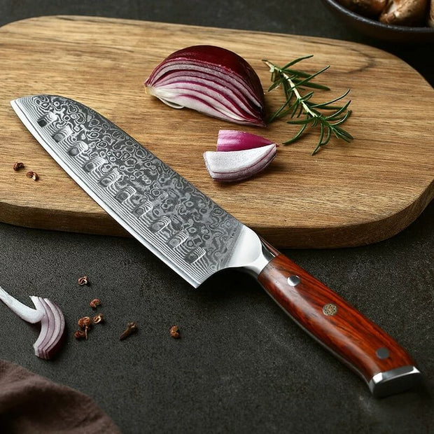 Hanikamu VG10 Damascus Chef Knife Set