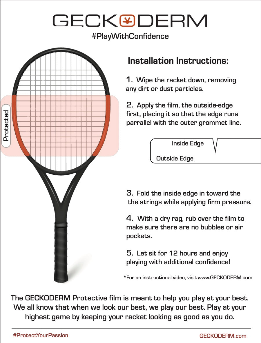 tennis racquet frame protector