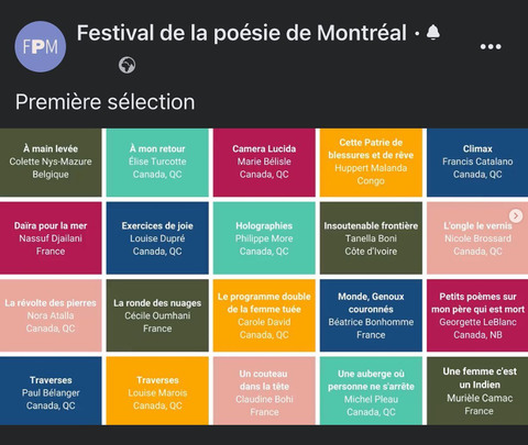 Montreal Poetry Festival