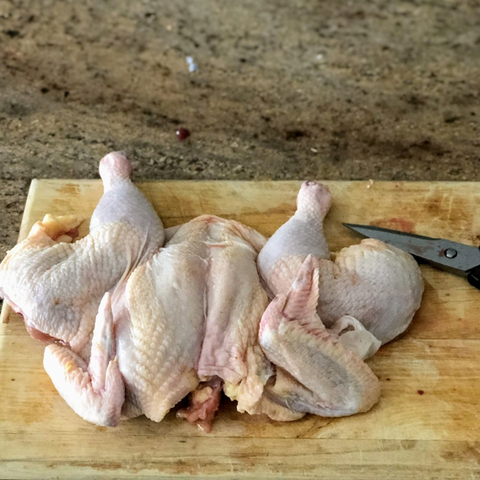 spatchcock, chicken, seasonings, oomph, recipe, dinner