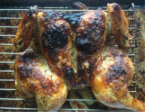 spatchcock, chicken, seasonings, oomph, recipe, dinner