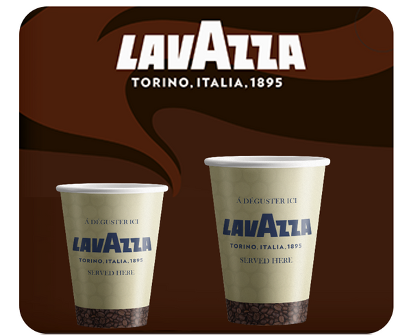 Lavazza Paper Cups 4oz (2000 Pack)