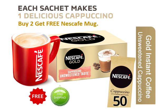 Nescafe Gold Frothy Instant Coffee Sachets / Sticks - Buy 6 Get Free UK  Post