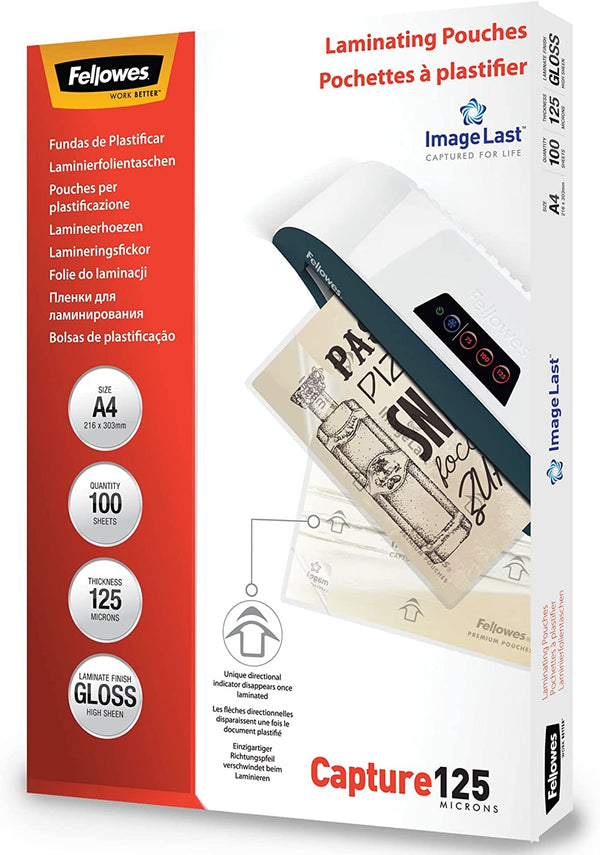 Cathedral Laminating Pouches, 250 Micron A4, 20 Pouches A425020