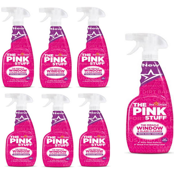 Stardrops - The Pink Stuff - The Miracle Multi-Purpose Spray, Window &  Glass Cleaner, and Bathroom Foam Spray Bundle (1 Multi-Purpose Spray, 1  Window & Glass Cleaner, 1 Bathroom Foam Spray)
