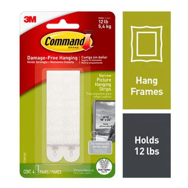 3M Command 17201 Medium Picture Hanging Strips 3 Pack - UK